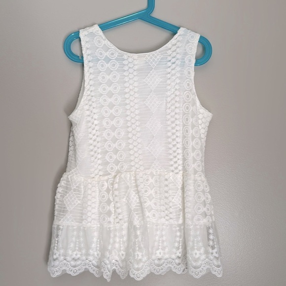Girls sleeveless lacey top - Picture 5 of 6